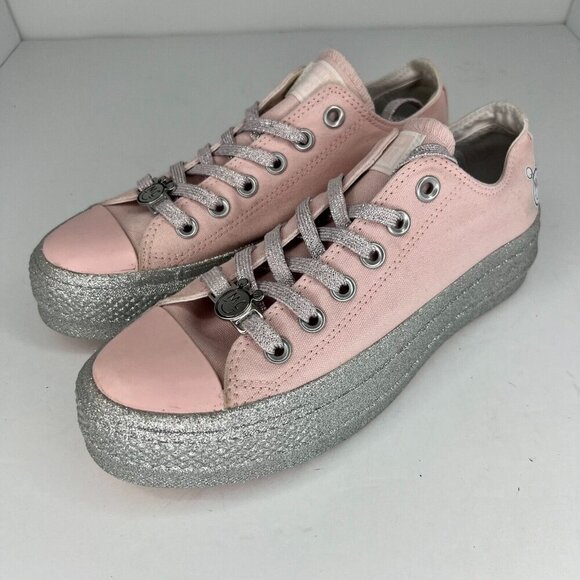 Converse Womens 562237C Pink Chuck Taylor All Star Miley Cyrus Size 7 Sneakers - Picture 1 of 9